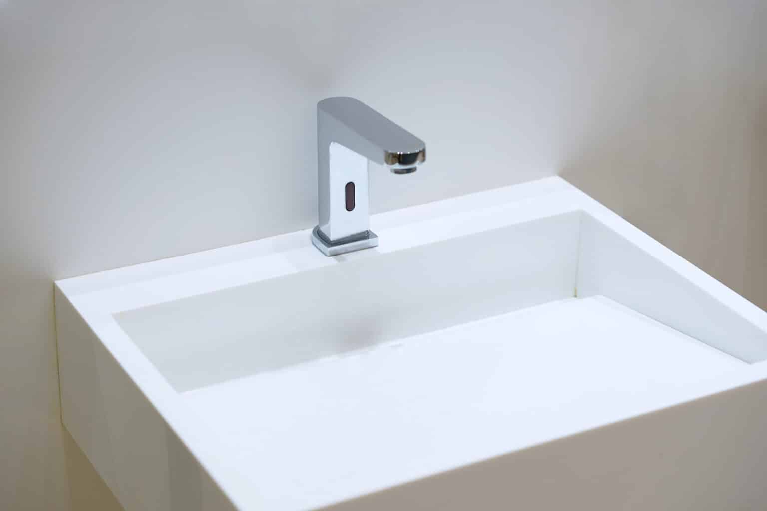 Best 18 Touchless Bathroom Faucet Reviews Touchless Faucets Best   34304754 Clean Sink With Water Tap For Wash Hands Or Things 1536x1024 