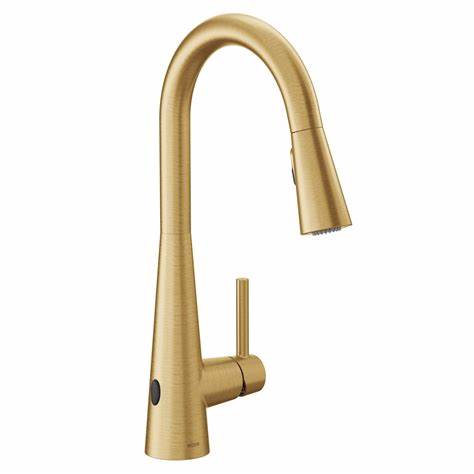 moen sleek Brushed Gold Finish